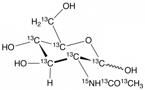 N-Acetyl-1,2-13C2-D-glucosamine-13C6,15N