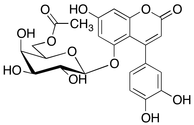 5-[(6-O-Acetyl-β-D-galactopyranosyl)oxy]-4-(3,4-dihydroxyphenyl)-7-hydroxy-2H-1-benzopyran-2-one