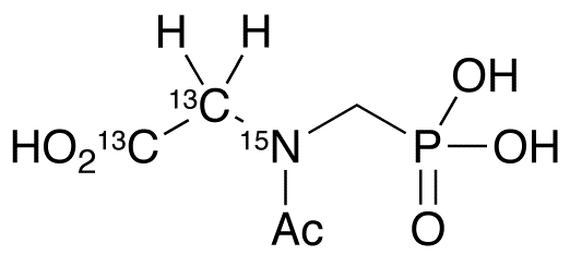 N-Acetyl Glyphosate-13C2,15N