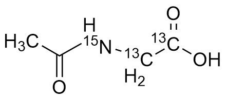 N-Acetylglycine-13C2,15N