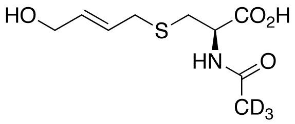 N-Acetyl-S-(4-hydroxy-2-buten-1-yl)-L-cysteine-d3