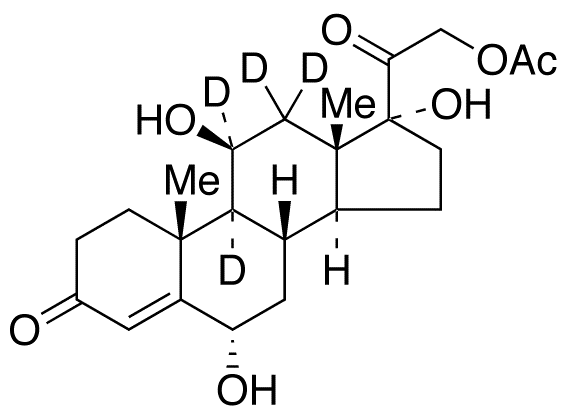 21-O-Acetyl 6a-Hydroxy Cortisol-d4