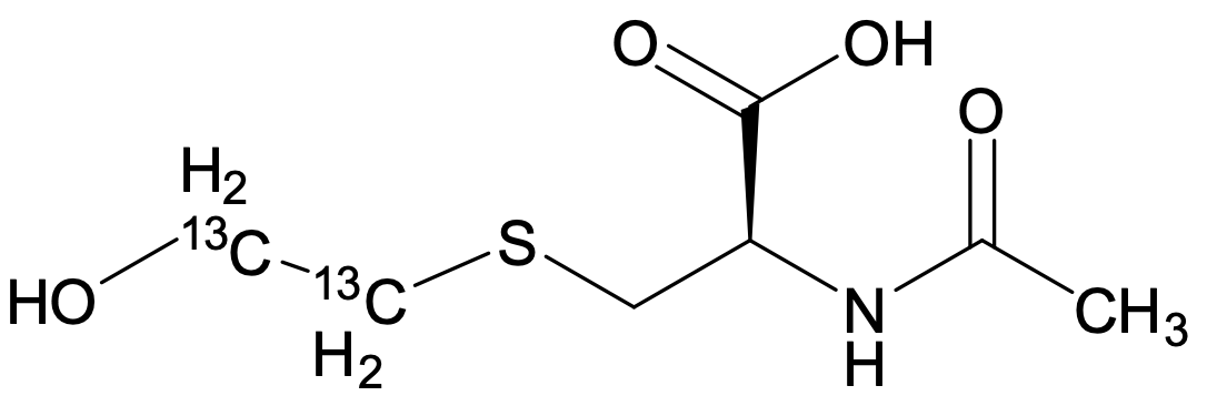 N-Acetyl-S-(2-hydroxyethyl)-L-cysteine-13C2