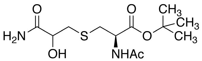 N-Acetyl-S-(3-amino-2-hydroxy-3-oxopropyl)-L-cysteine-1,1-dimethylethyl Ester