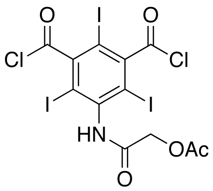 5-[[2-(Acetyloxy)acetyl]amino]-2,4,6-triiodo-1,3-benzenedicarbonyl Dichloride