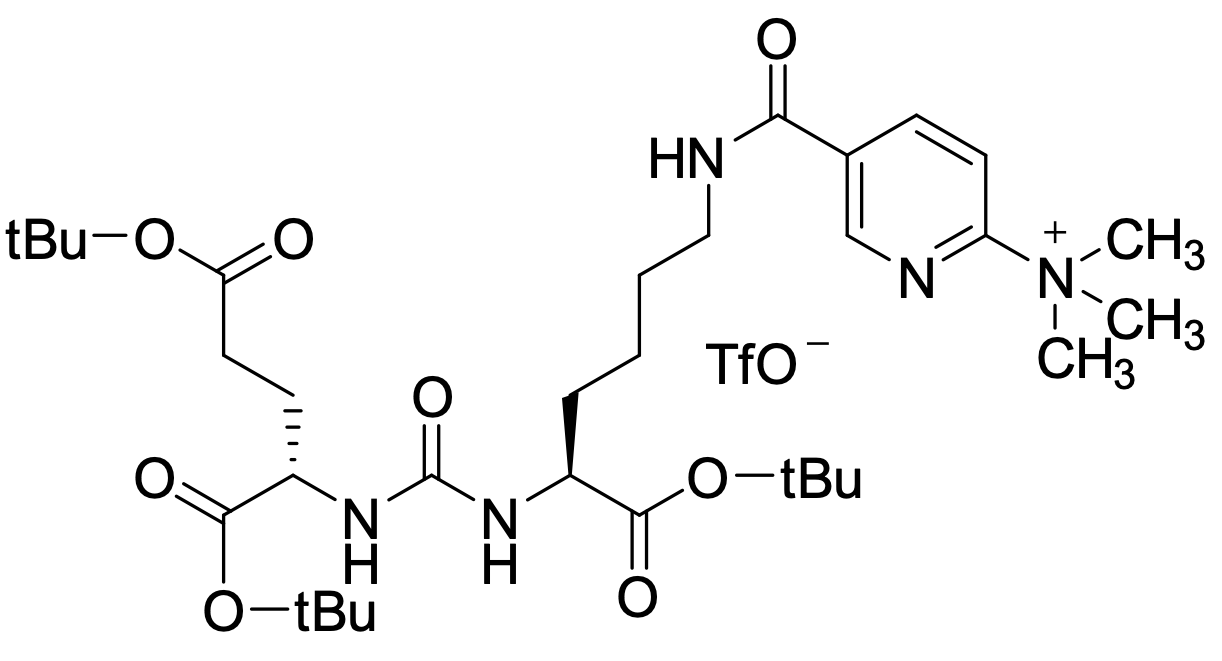 2-[3-(5-Amino-1-tert-butoxycarbonylpentyl)ureido]pentanedioic Acid Di-tert-butyl Ester TFA Salt