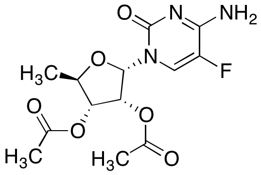 (2S,3R,4R,5R)-2-(4-Amino-5-fluoro-2-oxopyrimidin-1(2H)-yl)-5-methyltetrahydrofuran-3,4-diyl diacetate