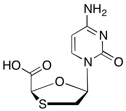 (2S,5R)-5-(4-Amino-2-oxopyrimidin-1(2H)-yl)-1,3-oxathiolane-2-carboxylic Acid