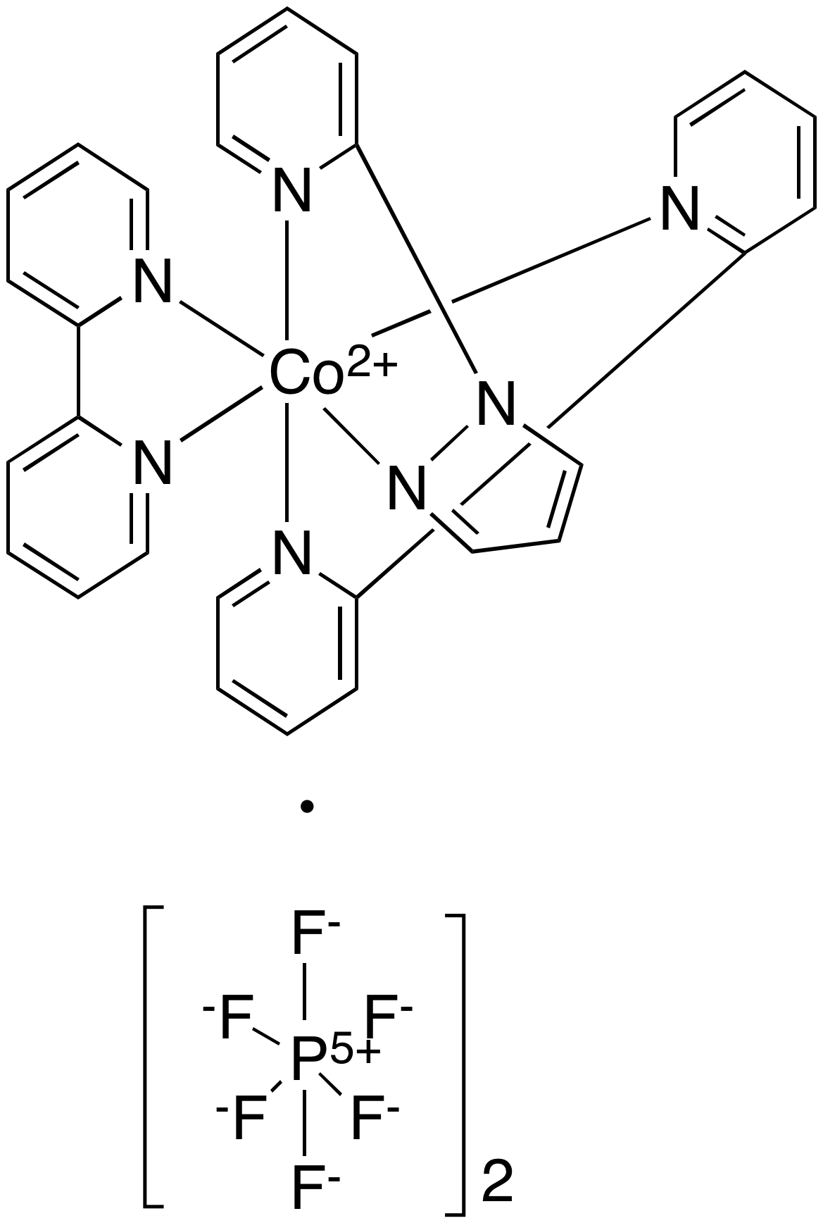 (OC-​6-​33')​-​Bis[6-​(1H-​pyrazol-​1-​yl-​κN2)​-​2,​2'-​bipyridine-​κN1,​κN1']​-Cobalt(2+)​ Hexafluorophosphate(​1-​)