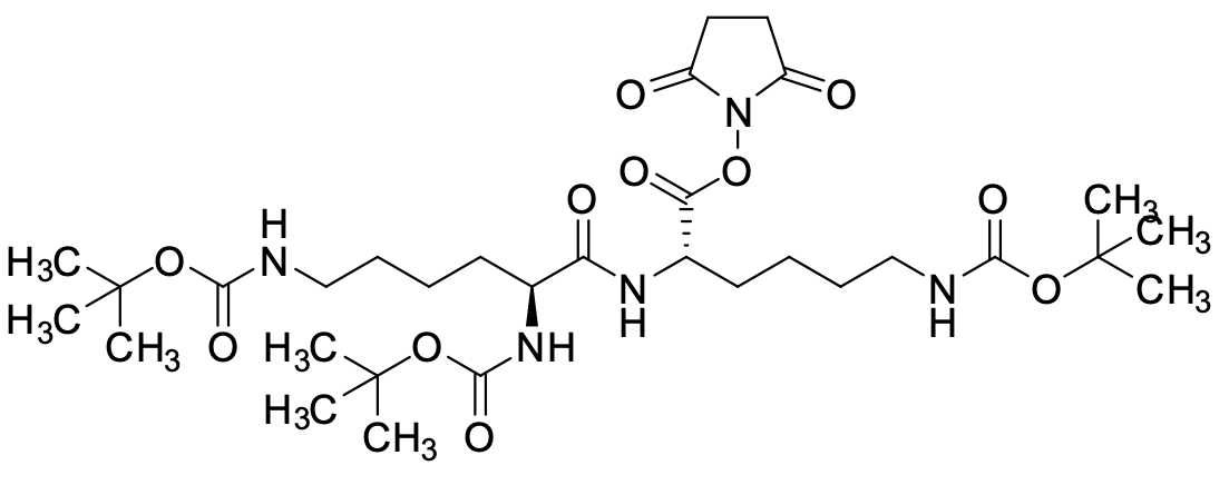 N2,N6-Bis[(1,1-dimethylethoxy)carbonyl]-L-lysyl-N6-[(1,1-dimethylethoxy)carbonyl]-L-lysine 2,5-Dioxo-1-pyrrolidinyl Ester