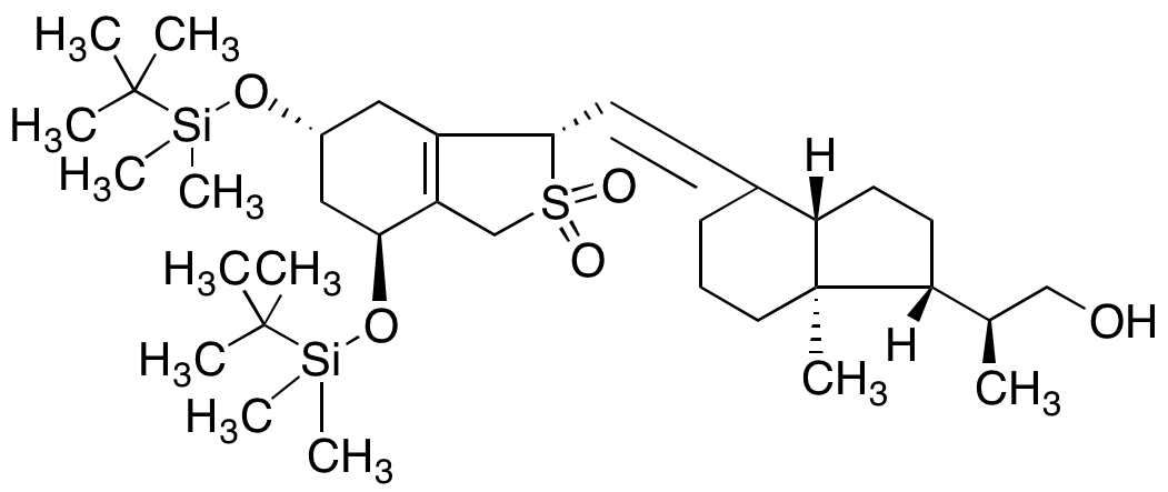 [1S-[1α[1S*(R*),3aR*,4E,7aS*],4β,6α]]- 4-[[4,6-Bis[[(1,1-dimethylethyl)dimethylsilyl]oxy]-1,3,4,5,6,7-hexahydro-2,2-dioxidobenzo[c]thien-1-yl]methylene]octahydro-β,7a-dimethyl-1H-indene-1-ethanol