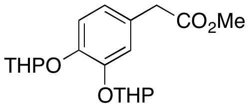 3,4-Bis[(tetrahydro-2H-pyran-2-yl)oxy]benzeneacetic Acid Methyl Ester