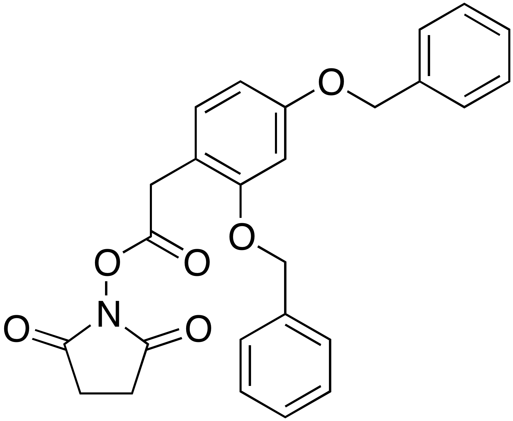 1-[[[2,4-Bis(phenylmethoxy)phenyl]acetyl]oxy]-2,5-pyrrolidinedione