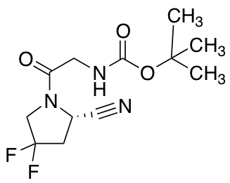 (S)-tert-Butyl (2-(2-Cyano-4,4-difluoropyrrolidin-1-yl)-2-oxoethyl)carbamate