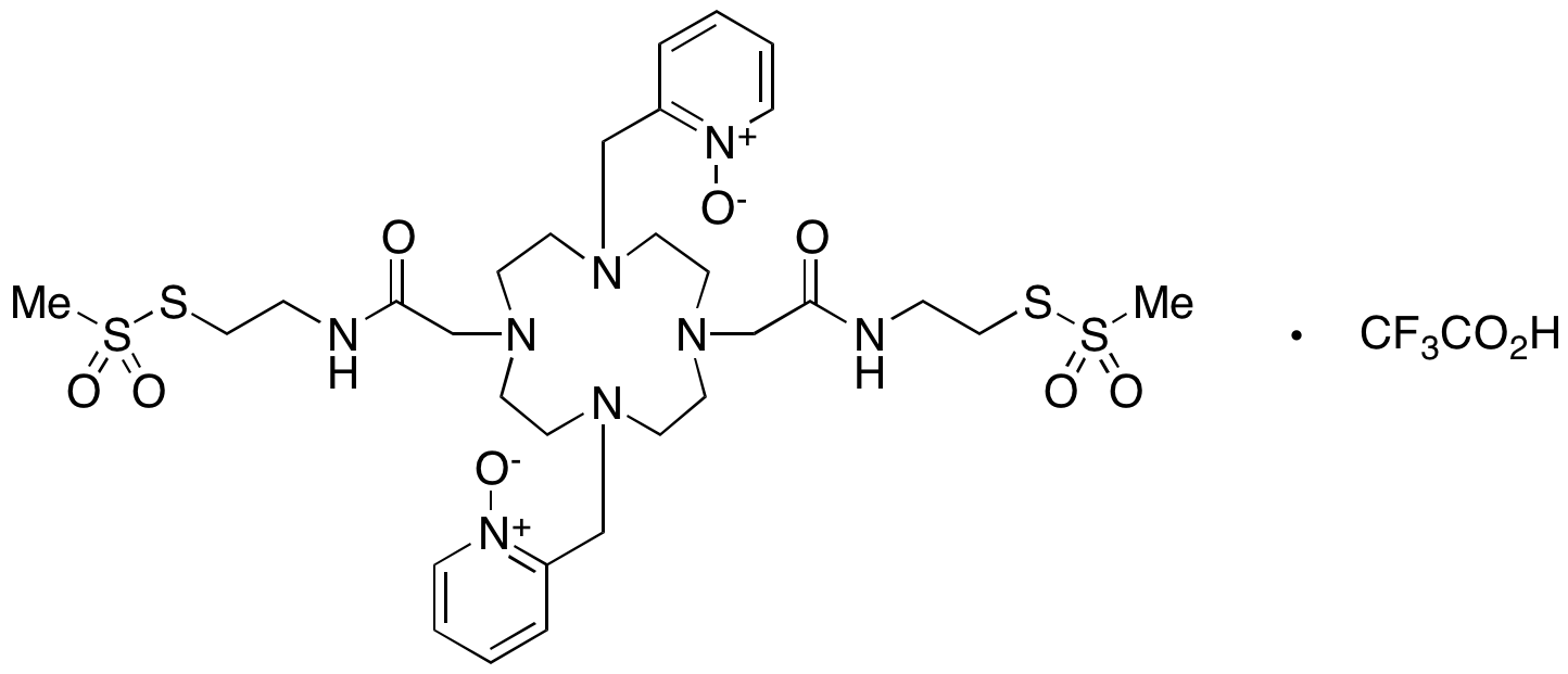 4,10-Bis[(1-oxido-2-pyridinyl)methyl]-1,7-bis[2-(acetylamino)ethylmethanesulfonothioate] Trifluoroacetate Salt (90%)