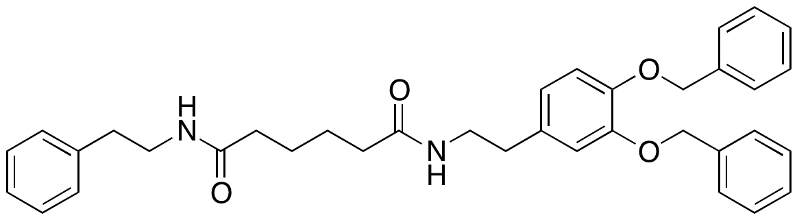 N1-[2-[3,4-Bis(phenylmethoxy)phenyl]ethyl]-N6-(2-phenylethyl)-hexanediamide