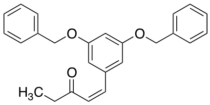 1-(3,5-Bis(benzyloxy)phenyl)pent-1-en-3-one