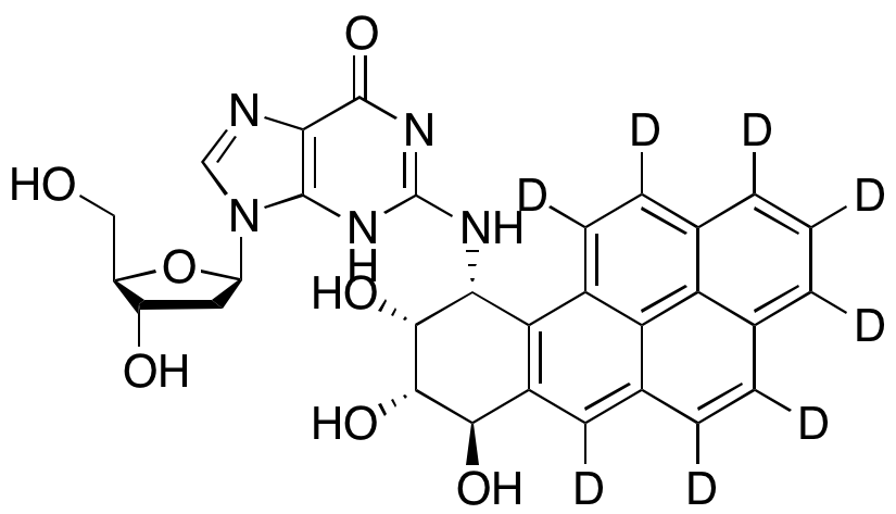 (+)-cis-anti-N2-BPDE-dG-d8