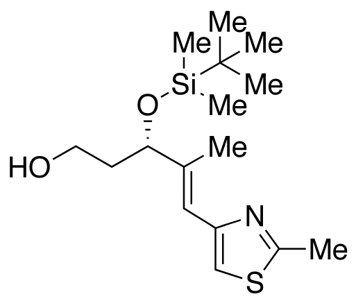 (-)-(3S,4E)-3-{[tert-Butyl(dimethyl)silyl]oxy}-4-methyl-5-(2-methyl-1,3-thiazol-4-yl)pent-4-en-1-ol