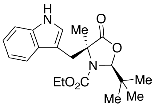 (2S,4S)-2-(tert-Butyl)-3-(ethoxycarbonyl)-4-(indol-3-yl-methyl]-4-methyl-1,3-oxazolidin-5-one