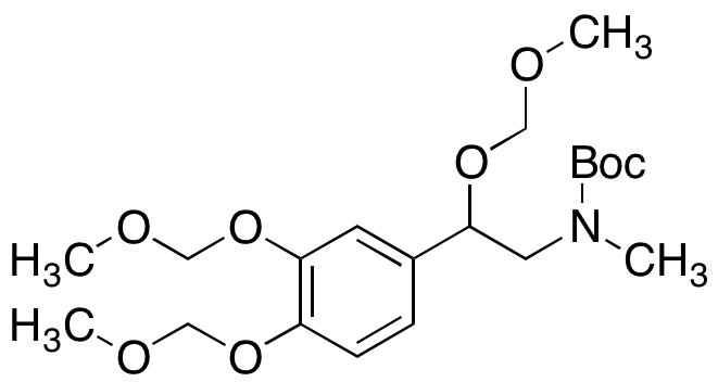 tert-Butyl (2-(3,4-bis(methoxymethoxy)phenyl)-2-(methoxymethoxy)ethyl)(methyl)carbamate