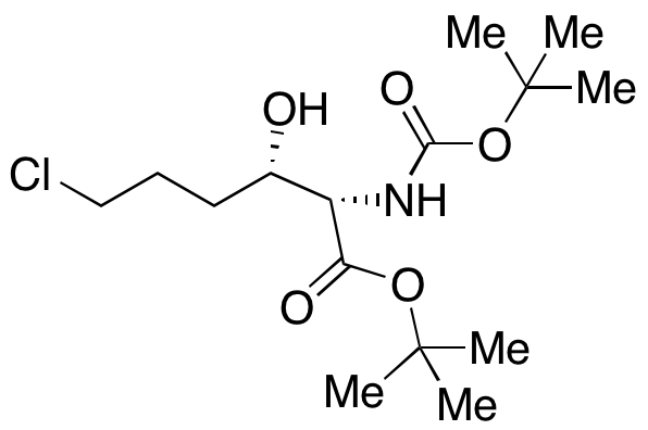 (2S,3S)-tert-Butyl 2-((tert-Butoxycarbonyl)amino)-6-chloro-3-hydroxyhexanoate