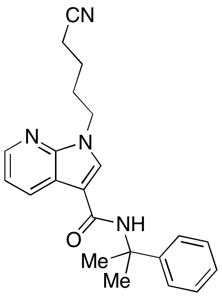 1-(4-cyanobutyl)-N-(1-methyl-1-phenylethyl)-1H-Pyrrolo[2,3-b]pyridine-3-carboxamide