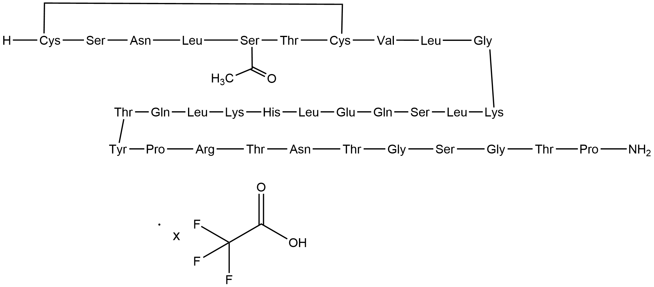 Calcitonin Impurity D TFA Salt