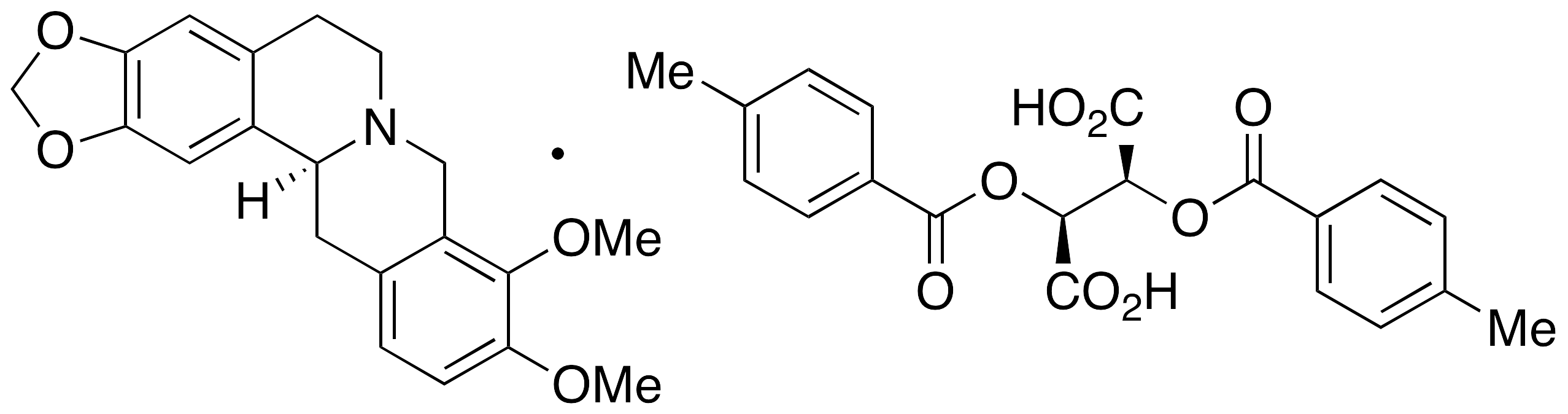 (S)-(-)-Canadine Di-p-toluoyl-D-tartrate