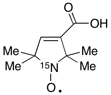 3-Carboxy-2,2,5,5-tetramethyl-3-pyrrolin-1-yloxy-15N