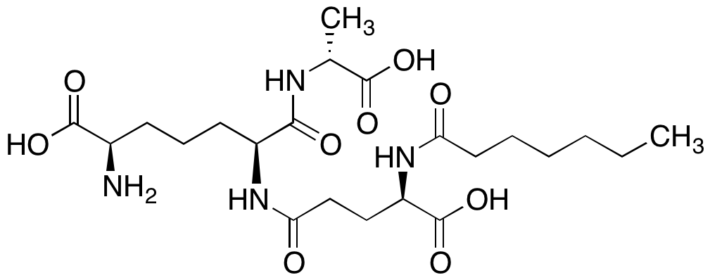 N-[(R)-6-Carboxy-N2-[N-(1-oxoheptyl)-D-γ-glutamyl]-L-lysyl]-D-alanine