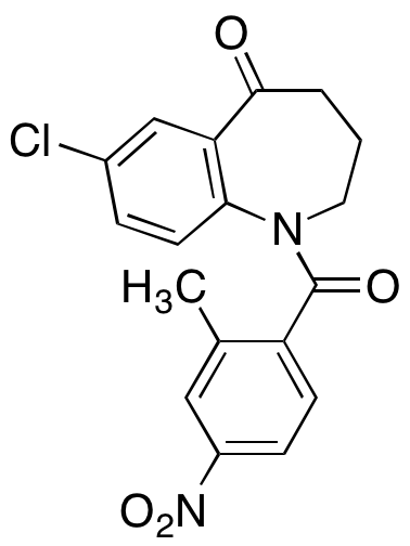 7-Chloro-1,2,3,4-tetrahydro-1-(2-methyl-4-nitrobenzoyl)-5H-1-benzazepin-5-one