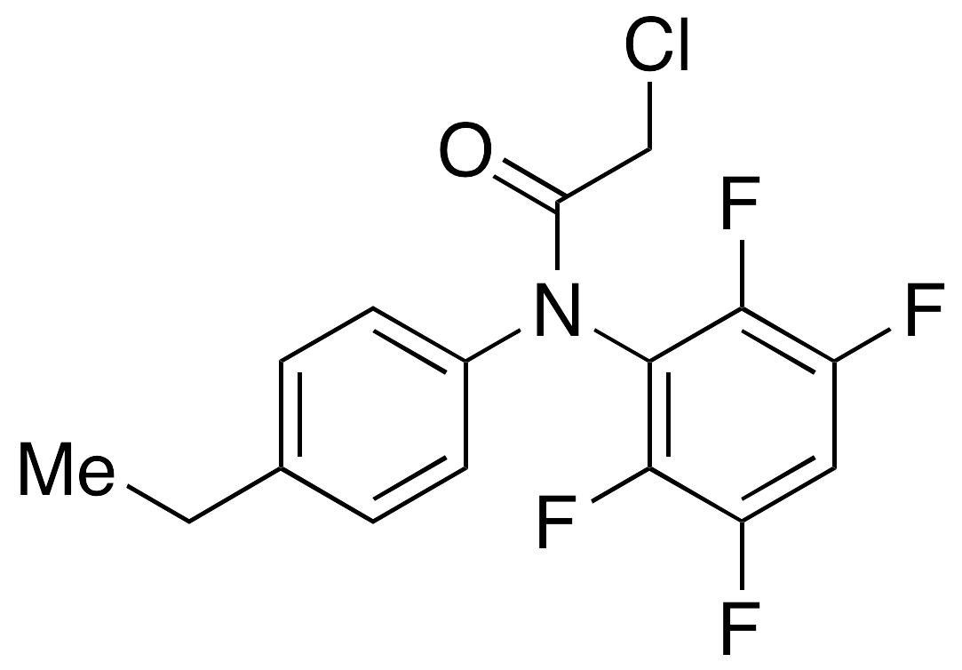 2-Chloro-N-(4-ethylphenyl)-N-(2,3,5,6-tetrafluorophenyl)acetamide