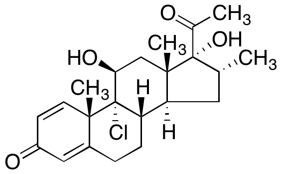 (11b,16a)-9-Chloro-11,17-dihydroxy-16-methyl-pregna-1,4-diene-3,20-dione (Mometasone Impurity M)