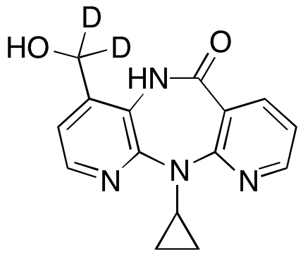 11-Cyclopropyl-5,11-dihydro-4-(hydroxymethyl)-6H-dipyrido[3,2-b:2',3'-e][1,4]diazepin-6-one-d2