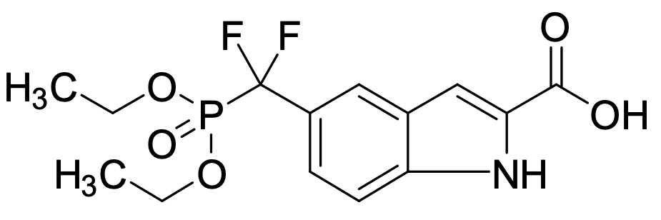 5-​[(Diethoxyphosphinyl​)​difluoromethyl]​-1H-​indole-​2-​carboxylic Acid