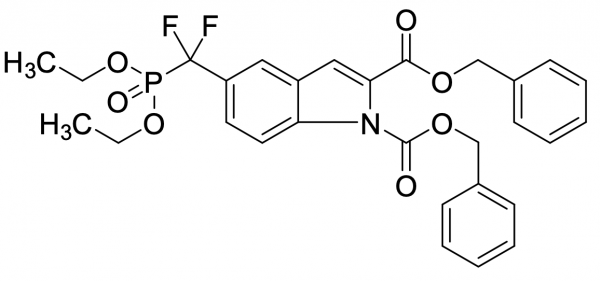 Dibenzyl-5-((Diethoxyphosphoryl)Difluoromethyl)-1H-Indole-1,2-Dicarboxylate