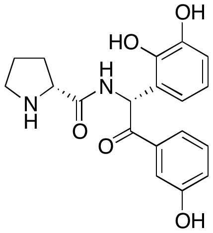 (R)-N-[(R)-1-(2,3-Dihydroxyphenyl)-2-(3-hydroxyphenyl)-2-oxoethyl]pyrrolidine-2-carboxamide